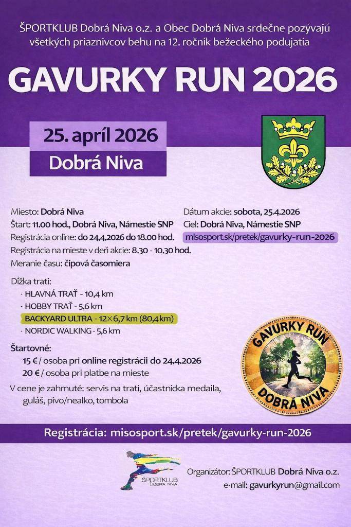 GAVURKY RUN 25.apríl 2026