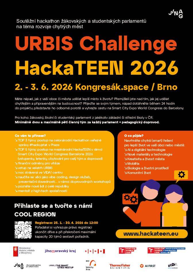 Máte nápad, jak z vaší obce či města udělat lepší místo k životu? Přemýšleli jste nad tím, jak jej udělat  chytřejším a připravenějším na budoucnost?