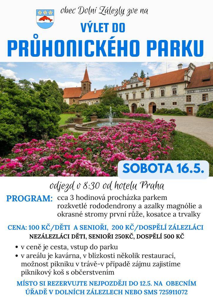 Vydejte se s námi 16. května na pohodový autobusový výlet do Průhonického parku. Čeká vás jarní příroda, rozkvetlé rododendrony i čas na odpočinek podle vlastních představ.