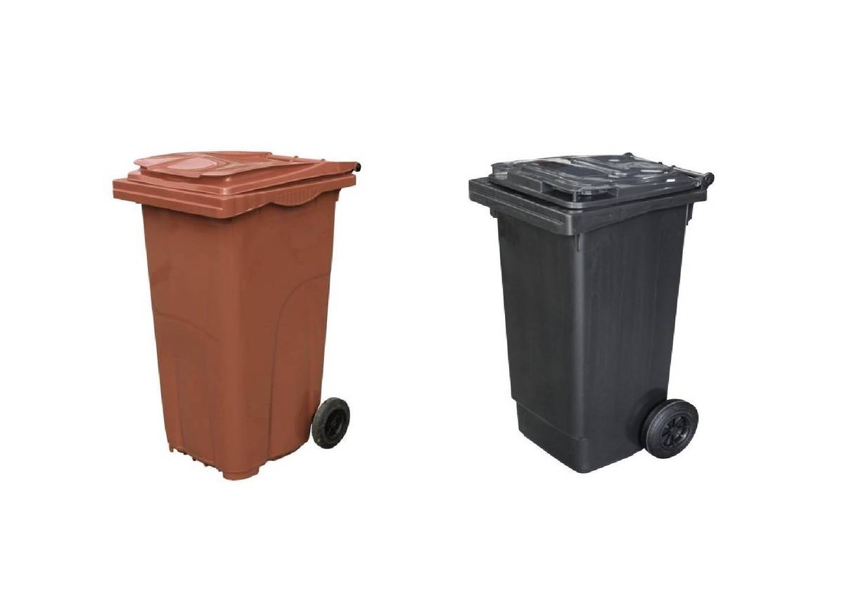 Nezapomeňte vyvézt svou hnědou a černou popelnici před dům!