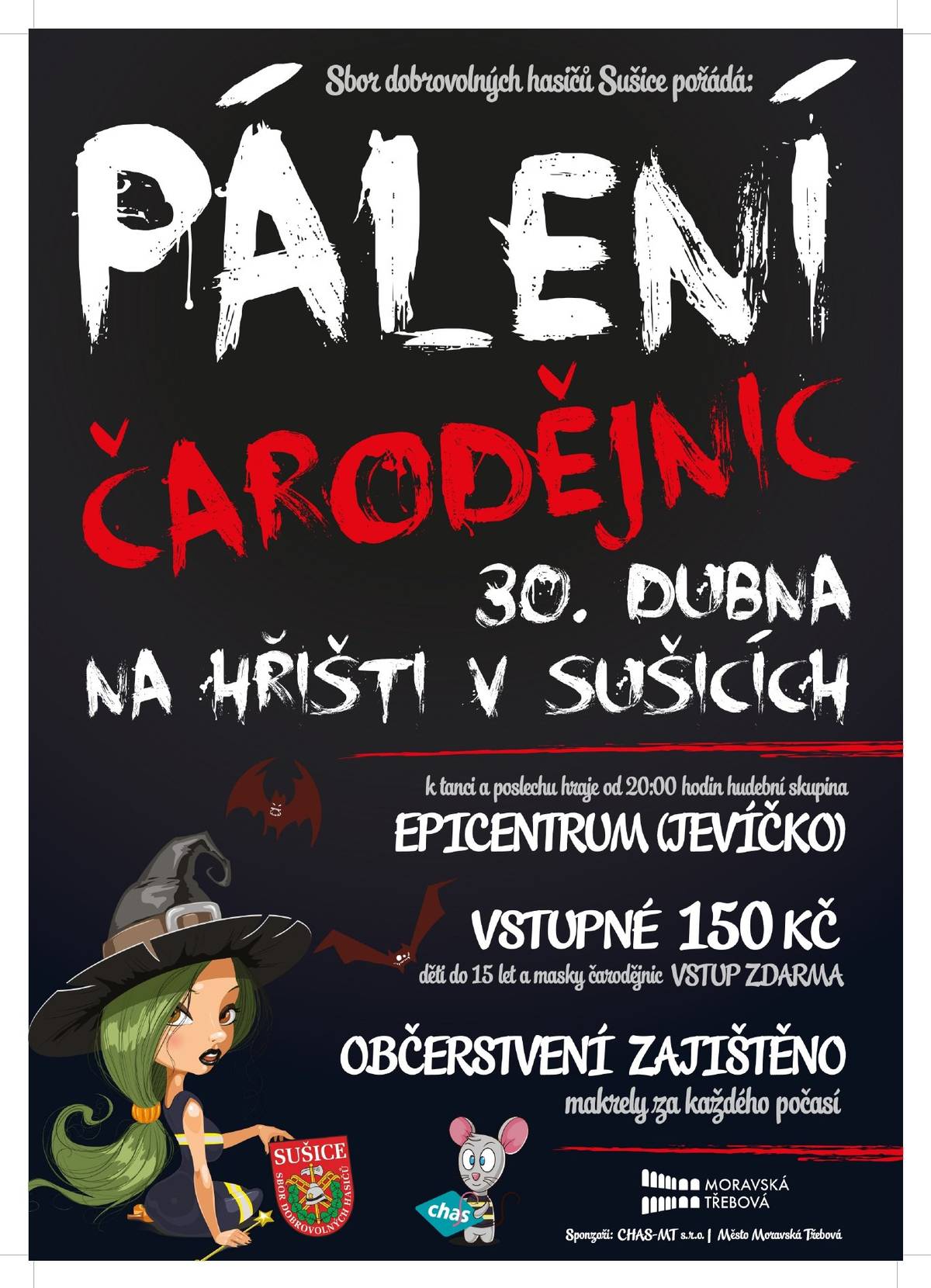 Sbor dobrovolných hasičů Sušice pořádá i letos tuto tradiční akci, na kterou jste všichni srdečně zváni. ➡️ 30. dubna ✅ připraven je pestrý program a občerstvení zajištěno. Těšíme se na vás!