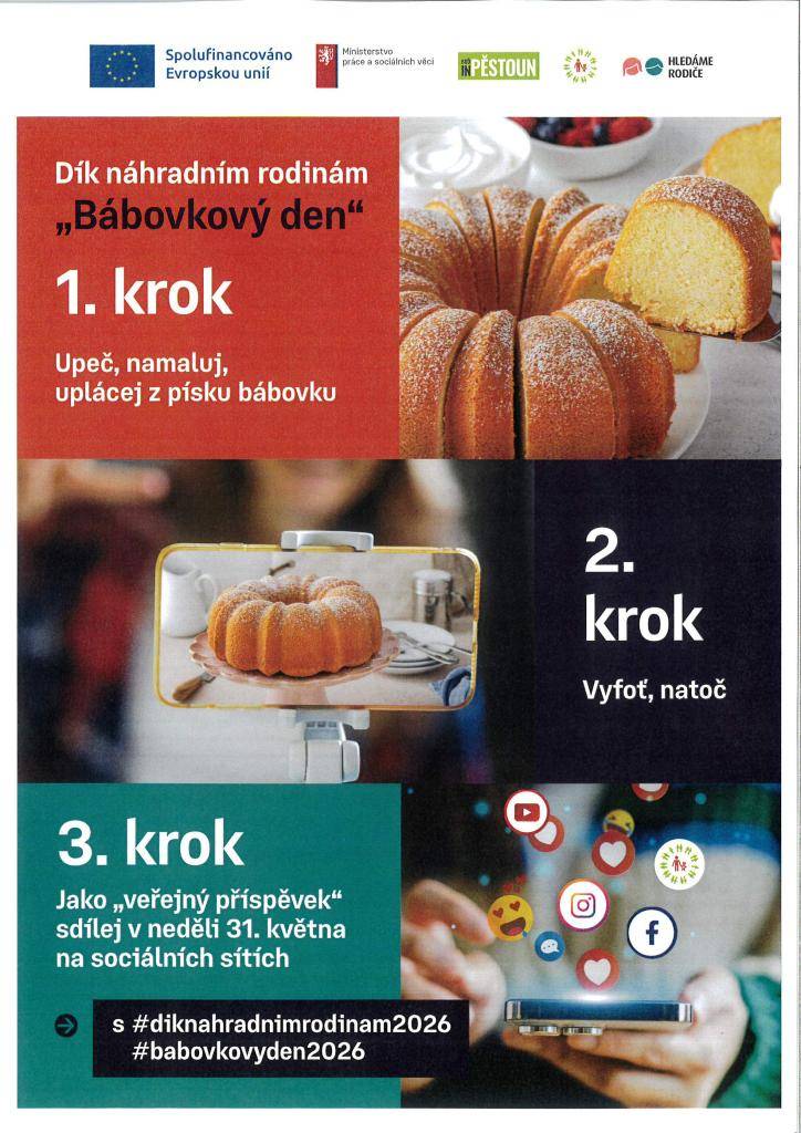 poděkování náhradním rodinám  31.5.2026