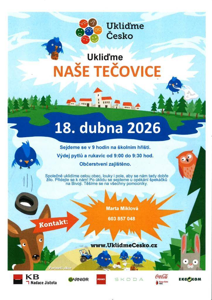 Pojďme společně udělat naši obec zase o kousek hezčí.