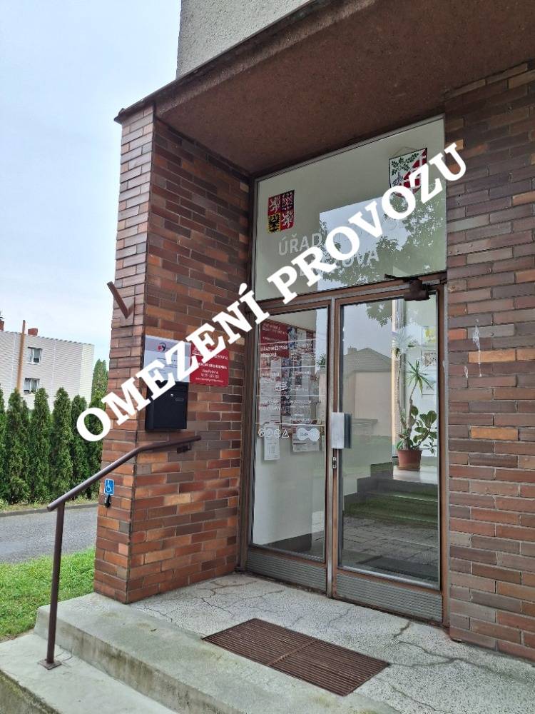 Oznámení o omezení provozu úřadu