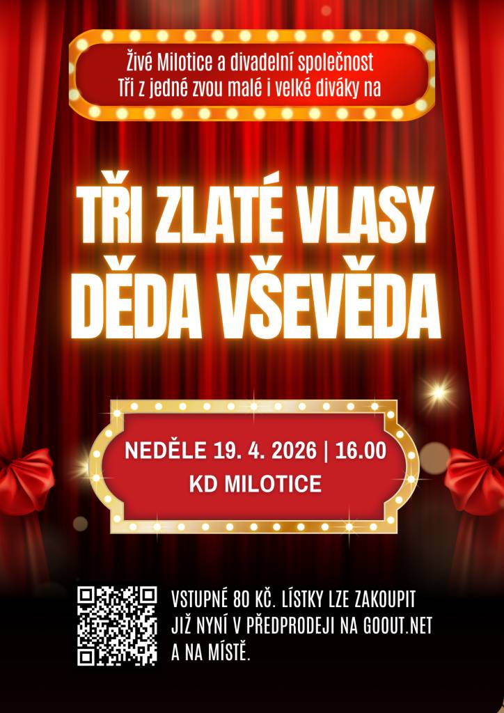 Klasická pohádka nejen pro děti v provedení divadelní společnosti Tři z jedné