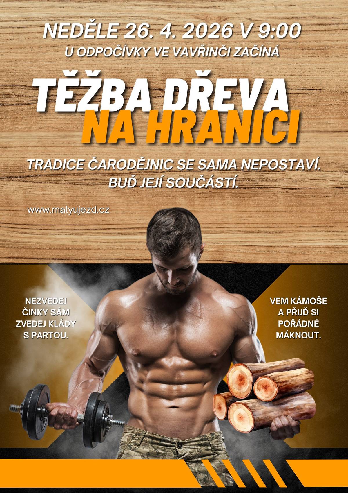 Těžba dřeva na hranici