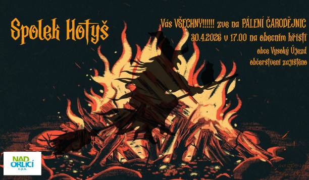 Společně ji zapálíme ..... doražte. Občerstvení bude připraveno. Uzenina pro obyvatelé Újezda zdarma.