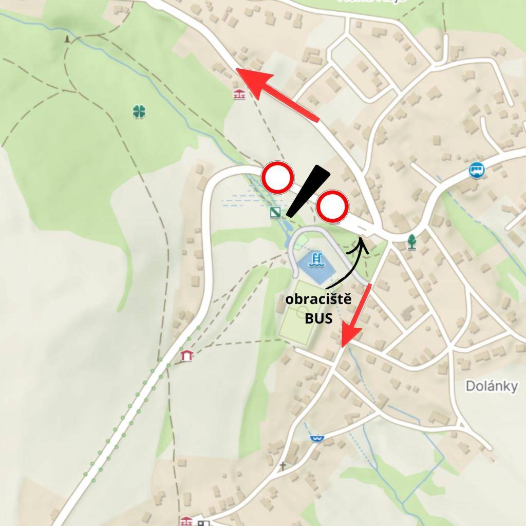 Upozorňujeme na úplnou uzavírku silnice III/2876 v obci Rádlo v místě u č.p. 280 (v oblasti mezi křižovatkou u býv. obchodu a chráněnkou).    Termín uzavírky: 27. 4. – 28. 4. 2026    Důvod: manipulace jeřábu při výstavbě rodinného domu