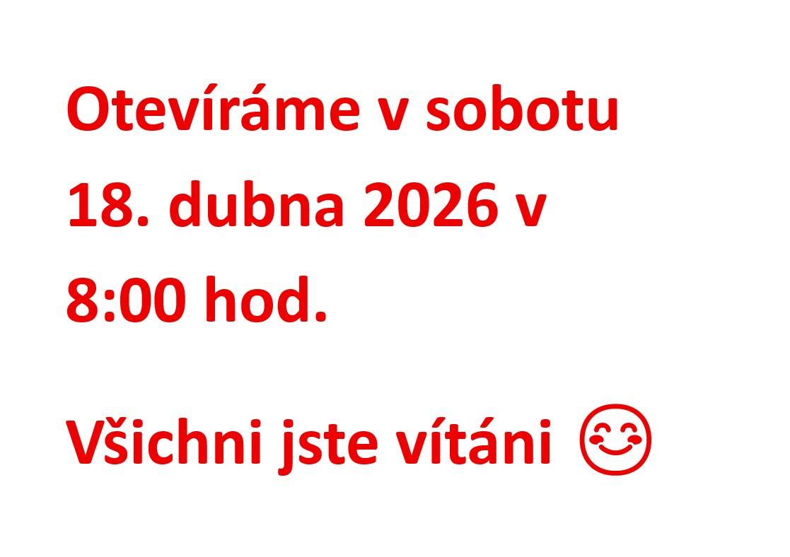 Vážení spoluobčané, rádi bychom Vás informovali, že v sobotu 18. dubna 2026 od 8:00 hod, bude v naší obci znovu otevřen obchod.  Otevírací doba bude vyvěšena přímo na prodejně.  Přijďte využít nabídku zboží přímo u nás v obci.