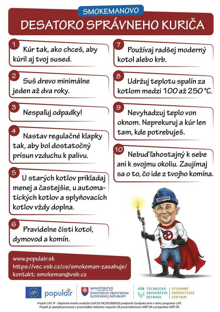 V záujme zlepšenia kvality nášho ovzdušia Vám ponúkame návody ako správne kúriť tuhým palivom a tiež informácie o kvalite ovzušia.