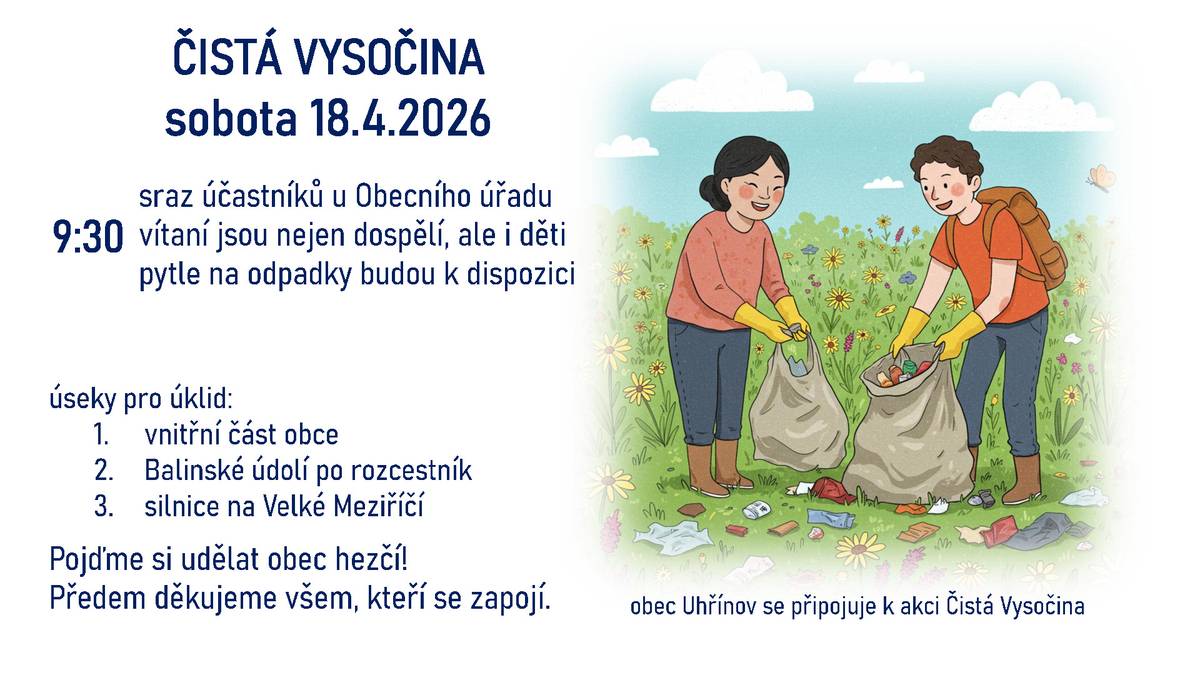 sobota 18.4.2026 v 9:30hod