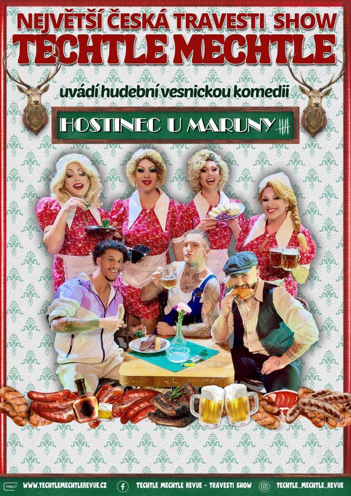 Techtle Mechtle revue je v současné době nejúspěšnější česká show na poli divadelní scény. V podání Techtle Mechtle se vždy jedná o propracované divadelní představení s výpravnou scénou a více jak 80-ti kostýmy. Všechna představení jsou jednou velkou komedií, a to od začátku až do konce.