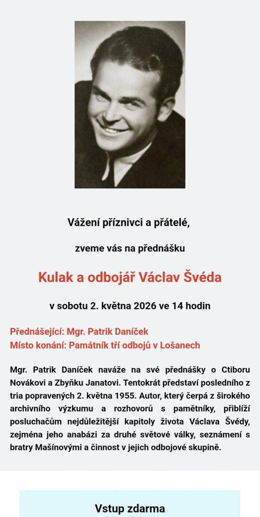 Kulak a odbojář Václav Švéda