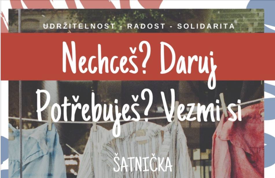 Pojďme společně zpomalit kolotoč výroby a spotřeby oblečení, kde díky pomoci mnoha z vás máme základ pro vzájemnou pomoc, výměnu či darování.