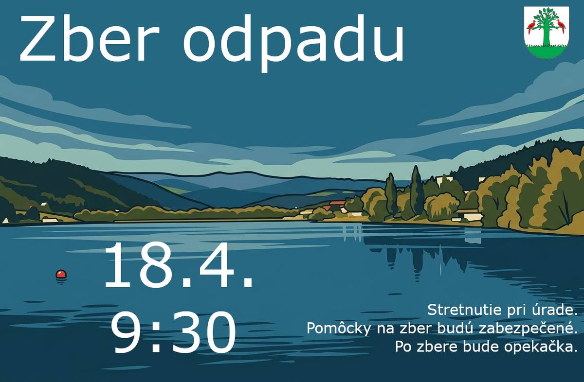 Dobrovoľný zber odpadkov. Pomôžte nám vyzbierať odpad z nášho chotára. Už túto sobotu, 9:30 pred obecným úradom. Tešíme sa na Vás! ✌