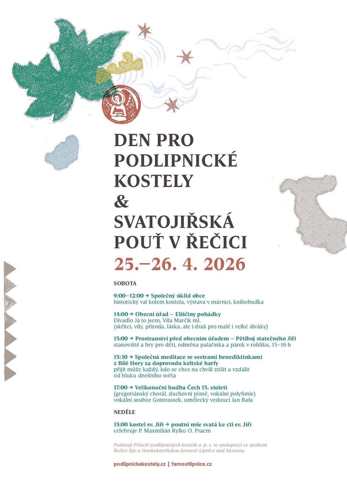 P. Maxmilián všechny srdečně zve na akce v lipnické farnosti 25.-26.4.2026 . Podrobnosti na přiložené pozvánce.