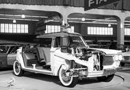 Známou atrakcí Fiatu byly částečné či celkové řezy novinkami. Takto se vozidlo prezentovalo v roce 1962