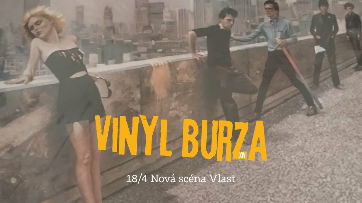 18/4/2026  Jarní burza nejen vinylových desek. Hudební host kapela Krešfolk. Folk-rock-punk melancholicko depresivně šprýmovně veselá všudesejdší kapela, zpívající o horách, hrdinech, depresích, drůbeži nebo třeba o ničem Nová scéna Vlast | vstupné 50 Kč