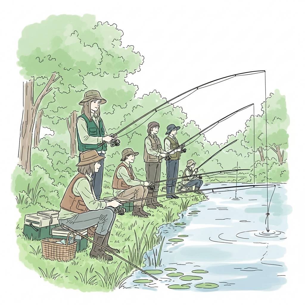 Dětské rybářské závody se konají 1. května 2026 od 10:00 do 14:30 na Křížku 1. Program zahrnuje prezenci, propozice pro závodníky a samotné závody pro děti ve věku 6 až 15 let.