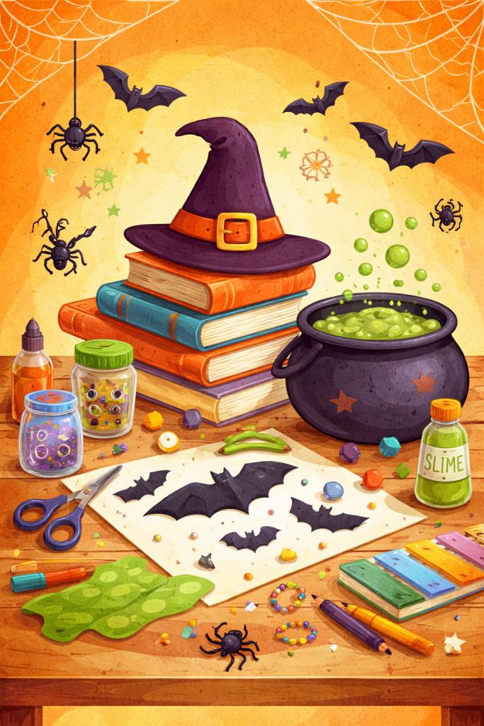 Zábavný a tvořivý program na téma Čarodějnice, který se uskuteční v naší knihovně. Určitě se Vám budou čarodějnické doplňky hodit.