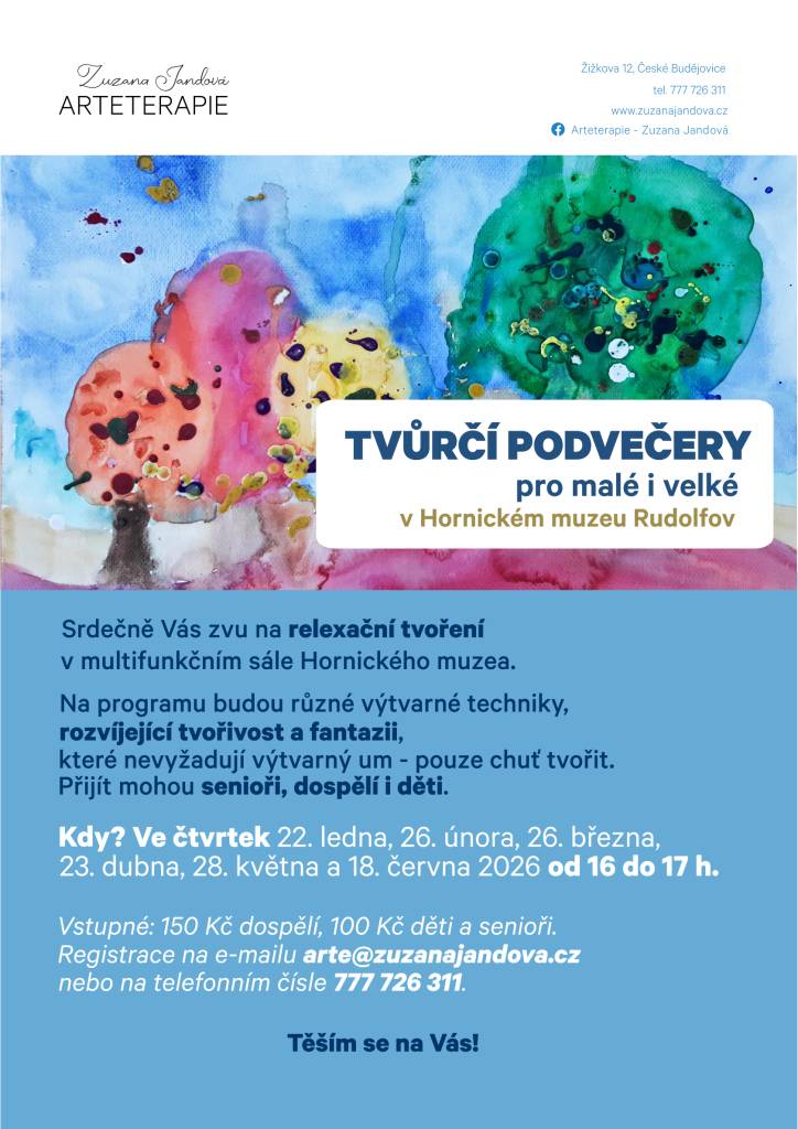 Relaxační tvoření v Hornickém muzeu Rudolfov