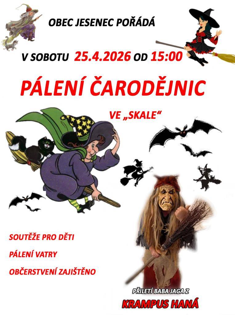 Pálení čarodějnic 2026