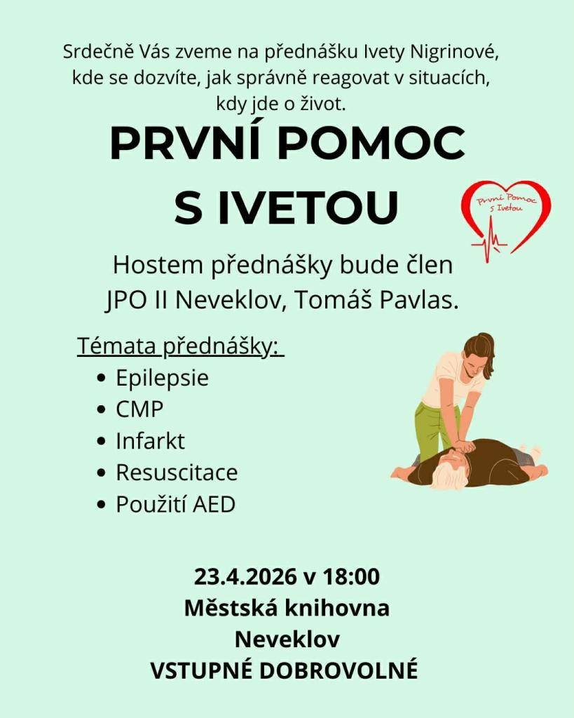 Další z cyklu přednášek v knihovně.