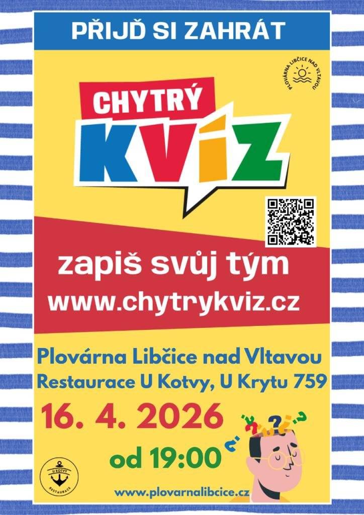 Přinášíme přehled aktualit a zveme vás na nadcházející akce v našem městě.    Čtvrtek 16. dubna Čtvrtek 16. dubna pořádají den otevřených dveří dětské skupiny Libčice. Zájemci o provoz mohou přijít v době od 16 do 19 hodin do novostavby u nádraží Libčice-Letky.   Plovárna LIbčice nad Vltavou zve hráče na chytrý kvíz. Přihlaste svůj tým online na www.chytrykviz.cz a prověřte své znalosti ve čtvrtek 16. dubna od 19:00 do restaurace na plovárně.   Pátek 17. dubna Základní umělecká škola zve na koncert učitelů, který se uskuteční v pátek 17.4. od 18:00 v sále ZUŠ na Letecké ulici.   Sobota 18. dubna Libčický občanský spolek LOS zve v sobotu na farmářské trhy. Farmářské trhy se konají na prostranství u Sokola a mají nově otevřeno od 9 až do 13 hodin. Přijďte si nakoupit a pozdravit se sousedy. Spolek Lagunino pořádá v sobotu první závod překážkových závodů roku 2026 nové série OCR Race Trail. Start je ve 12:00 v Letkách u hasičské zbrojnice.  TJ Sokol Libčice, oddíl stolního tenisu, vás zve na zápas okresního přeboru II. třídy, v sobotu 18. dubna od 10:00 do libčické sokolovny.  Od 18 hodin zahrají Rumtorádi na plovárně – poslední vystoupení před prázdninami. V sobotu 18. dubna od 19:00 se v libčické sokolovně uskuteční hasičský bál. Na taneční zábavu zve Sbor Dobrovolných Hasičů Libčice nad Vltavou. Neděle 19. dubna Centrum Malina pořádá vzdělávací workshop pro rodiče na téma aromaterapie pro děti. Akce v KC Fara začíná v 13:00. Na třetí a poslední koncert z cyklu Libčického hudebního jara přijďte v neděli 19. dubna 2026 v 17.00 do sálu evangelické fary. Nejslavnější francouzské chansony nejen od Edit Piaf vám zahraje a zazpívá klavíristka a zpěvačka Jitka Štěrbáková s perkusistou Bohdanem Prachařem.