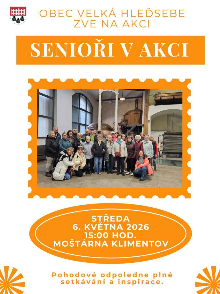 6. května 2026 od 15 hod. v moštárně v Klimentově.