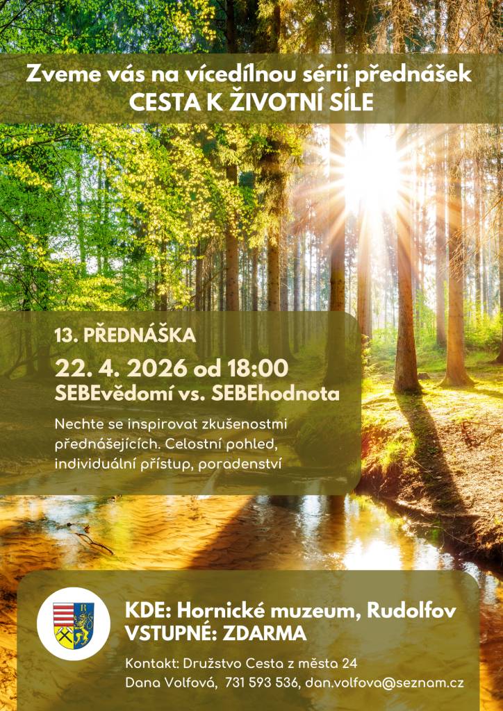 22.04.2026 od 18:00 hodin v Hornickém muzeu Rudolfov.