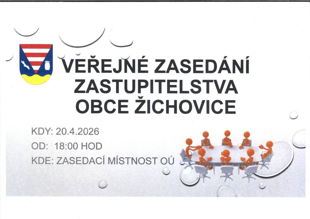 Pozvánka na XVIII.veřejné zasedání zastupitelstva Obce Žichovice