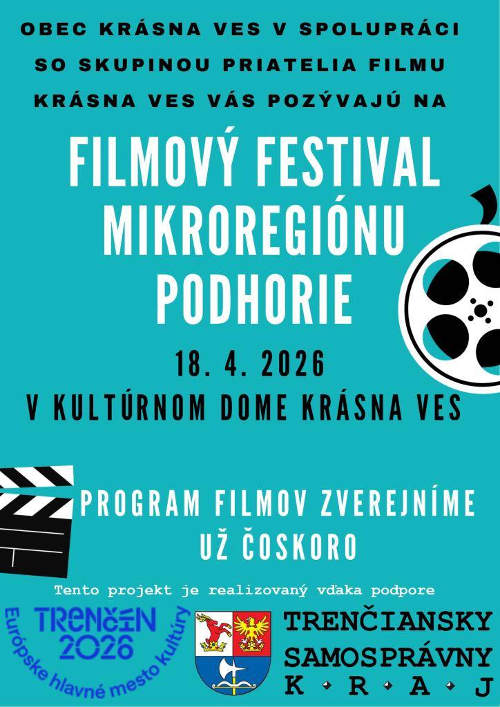 Filmový festival v kultúrnom dome 18.4.2026