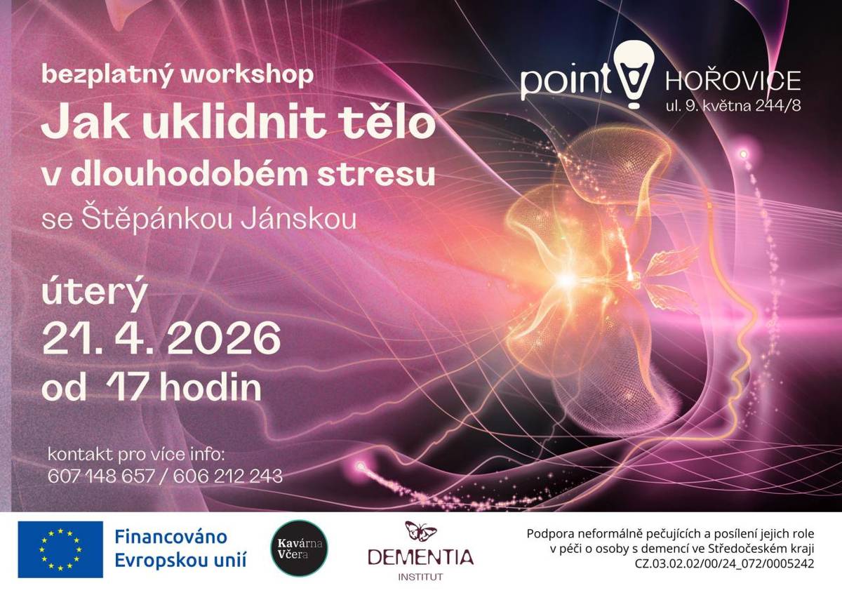 bezplatný workshop se Štěpánkou Jánskou  kontakt pro více info: 607 148 657 / 606 212 243