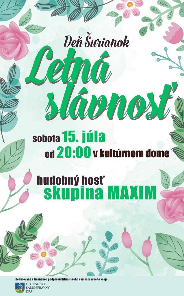 Deň Šurianok - Letná slávnosť 2023