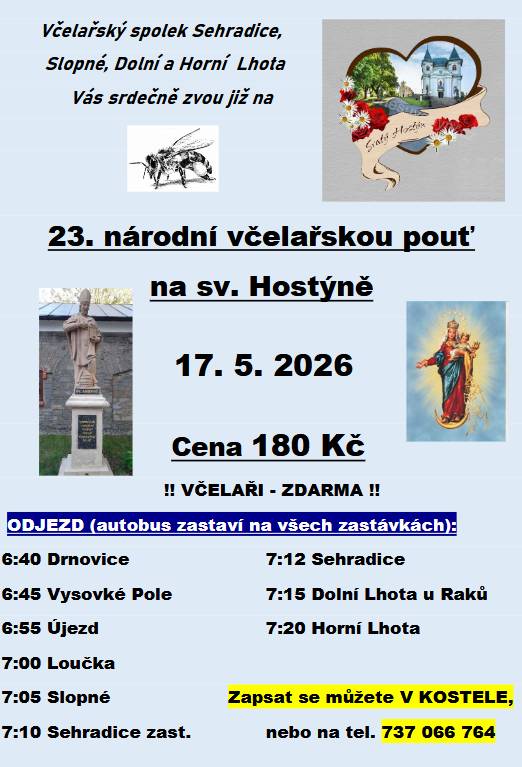 17.5.2026, sv. Hostýn, za účasti otce arcibiskupa Josefa Nuzíka
