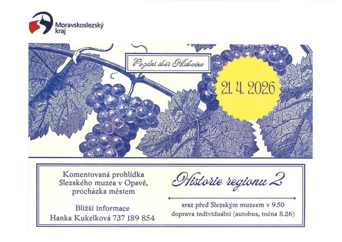 Pozvánka  Pozdní sběr Hlubočec