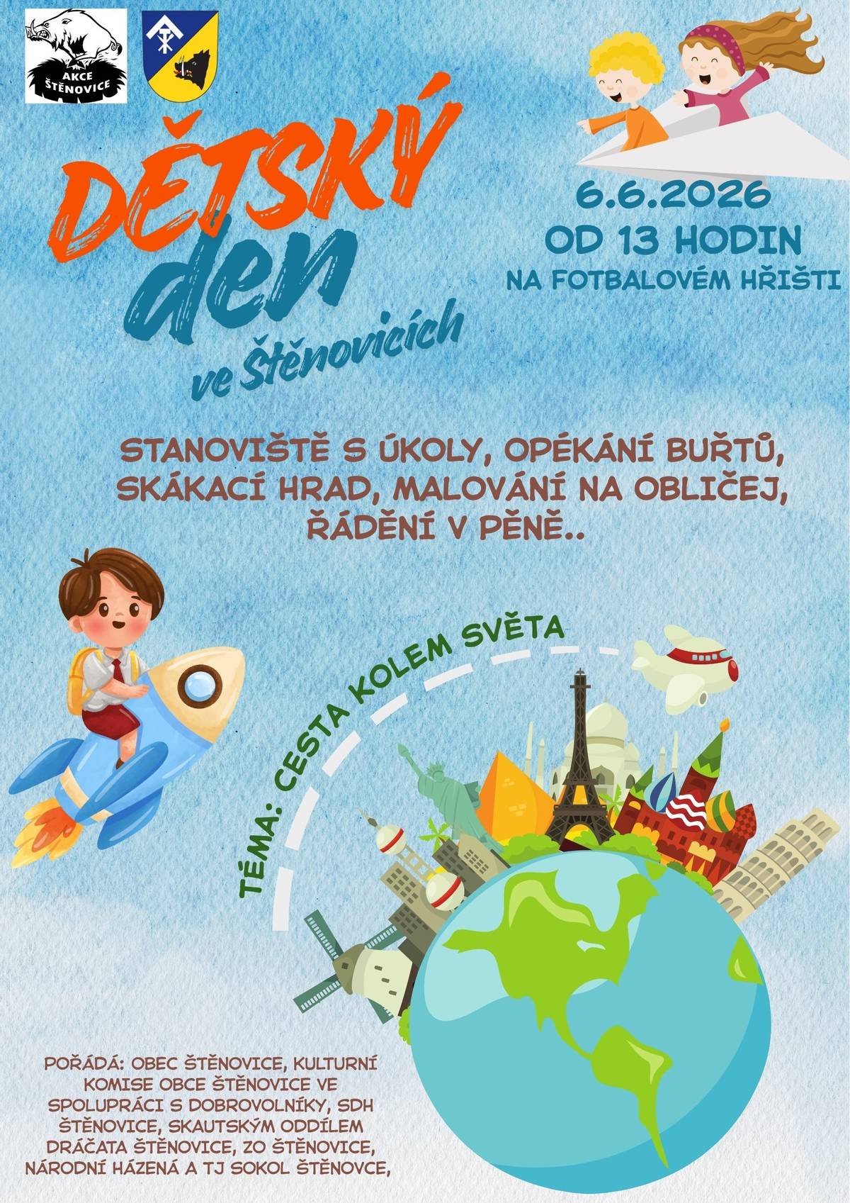 Tentokráte na téma: CESTA KOLEM SVĚTA