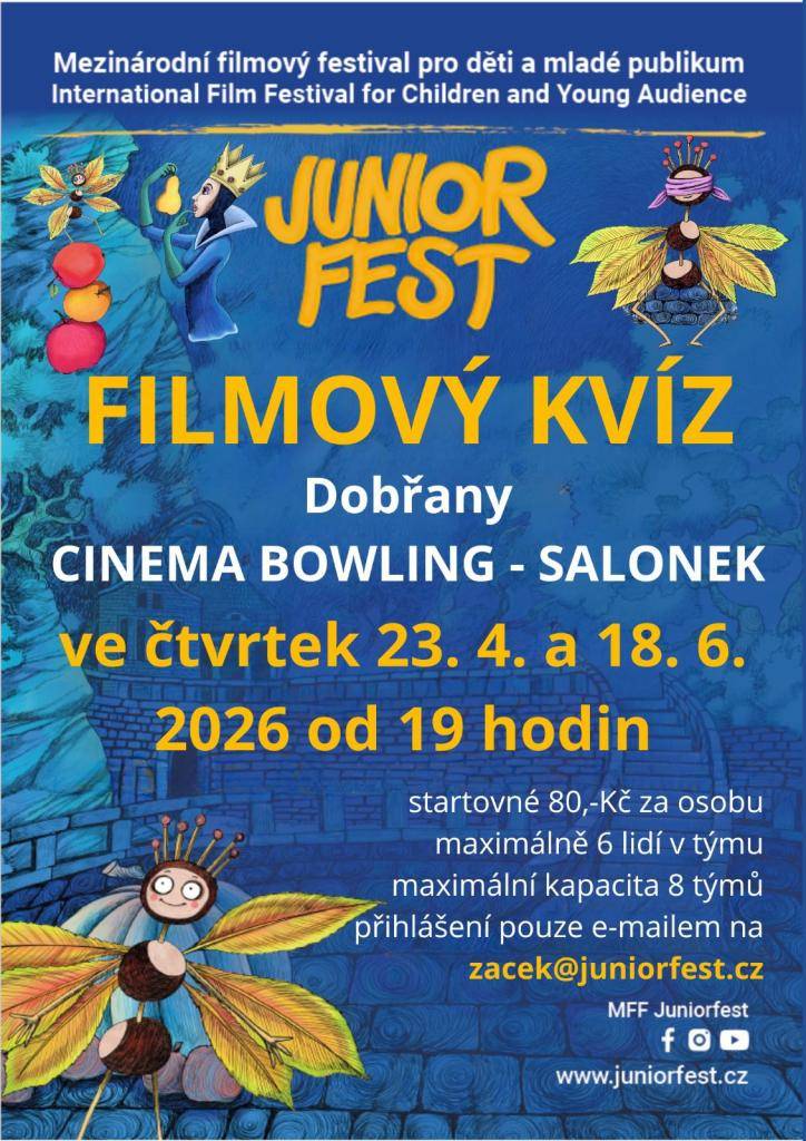 Filmový kvíz v restauraci Cinema Bowling v Dobřanech