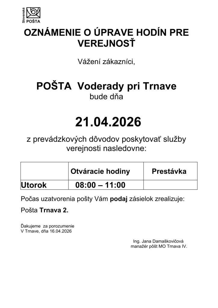 viac informácií v prílohe