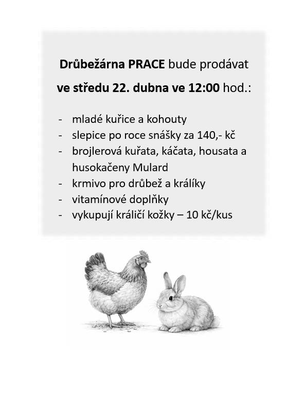 22.4.2026, 12:00, u OÚ