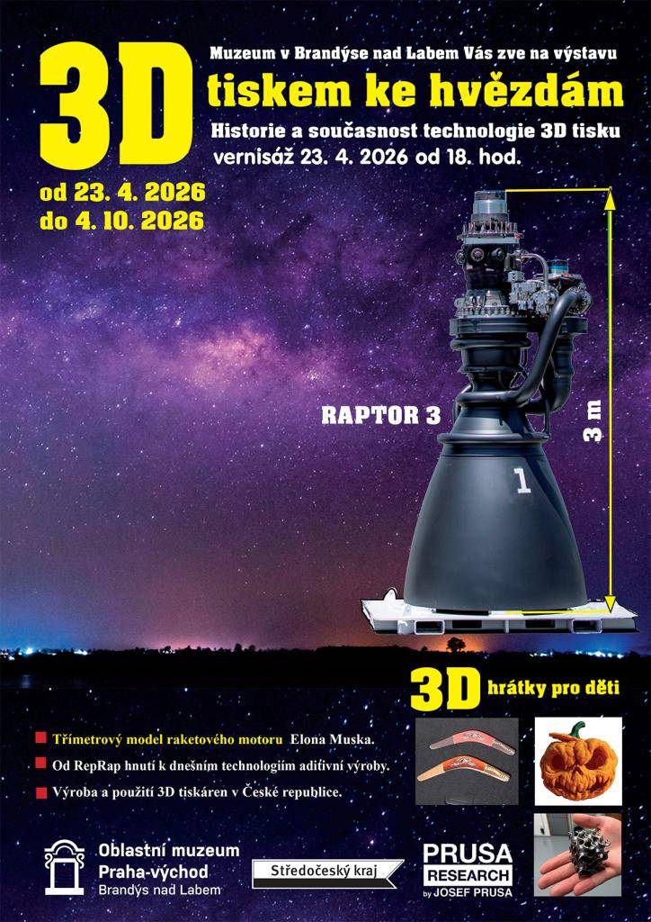 Výstava přibližuje rozvoj fenoménu 3D tisku v mnoha zcela rozdílných oborech. Představí vývoj 3D tisku, přes RepRap hnutí po nejužívanější technologie aditivní výroby dneška, včetně příkladů jejich aplikací.