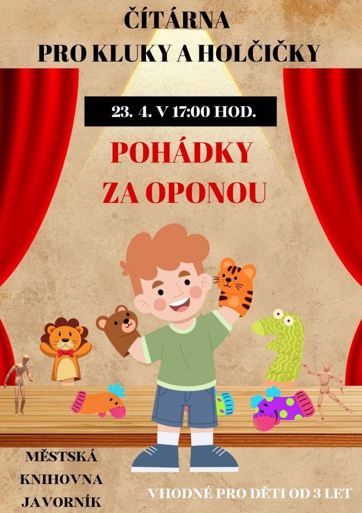 Pozvánka do Městské knihovny Rudolfa Zubera.