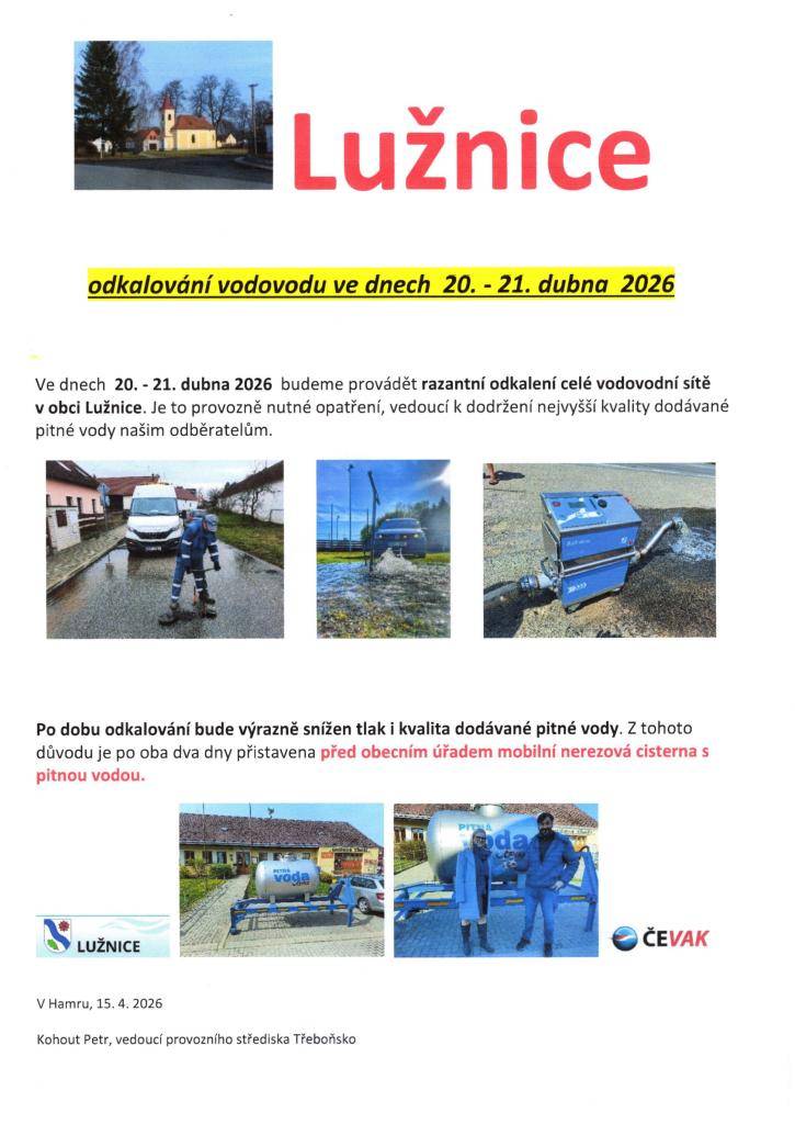 Ve dnech 20. - 21. dubna 2026.