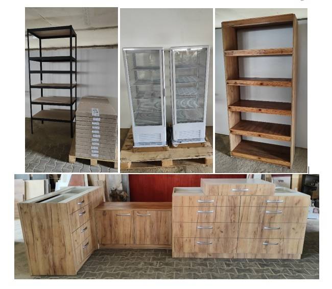 S podporou EU, jmenovitě Programu rozvoje venkova ČR na období 2014–2020, jsme pořídili nové vybavení prodejny smíšeného zboží v obci Mikolajice  - chladící prodejní vitrína pro uchovávání chlazených potravin  - prodejní pult v prodejně  - policový systém pro umístění zboží v prodejně  - regály ve s