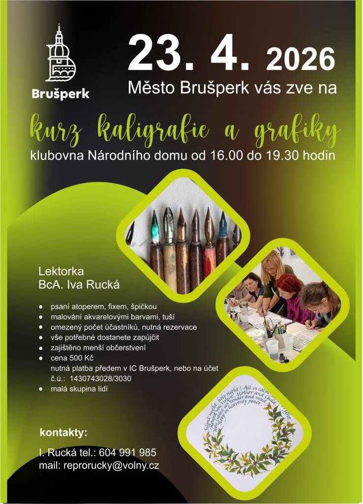 ✨ Kurz kaligrafie – Přijďte si napsat své první krásné písmo! ✨  Máte rádi krásné ruční písmo a chcete se naučit základy moderní kaligrafie? Zveme vás na kreativní workshop, kde si vše vyzkoušíte krok za krokem.