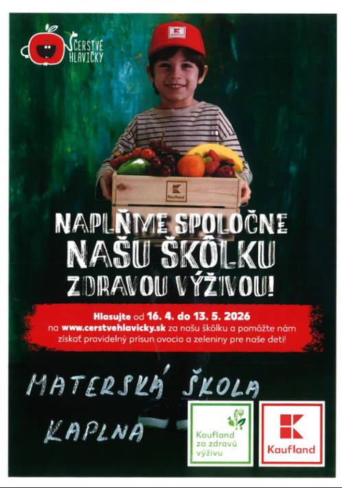 Hlasovanie prebieha od 16.4. do 13.5.2026.  Hlasovať môže hlasujúci prostredníctvom webovej stránky www.cerstvehlavicky.sk