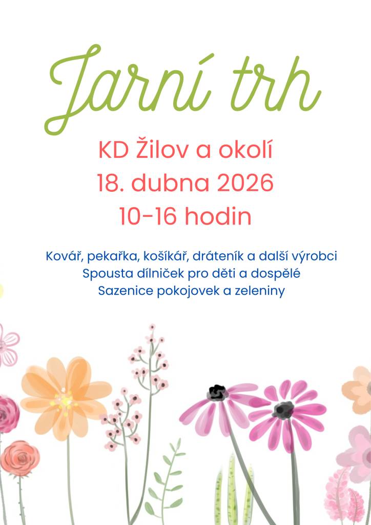 V Žilově se bude konat jarní trh.