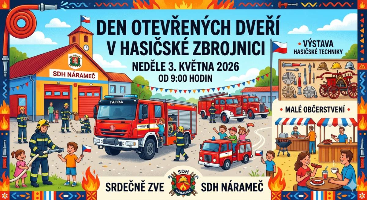 NEDĚLE 3. KVĚTNA 2026 OD 9 HODIN