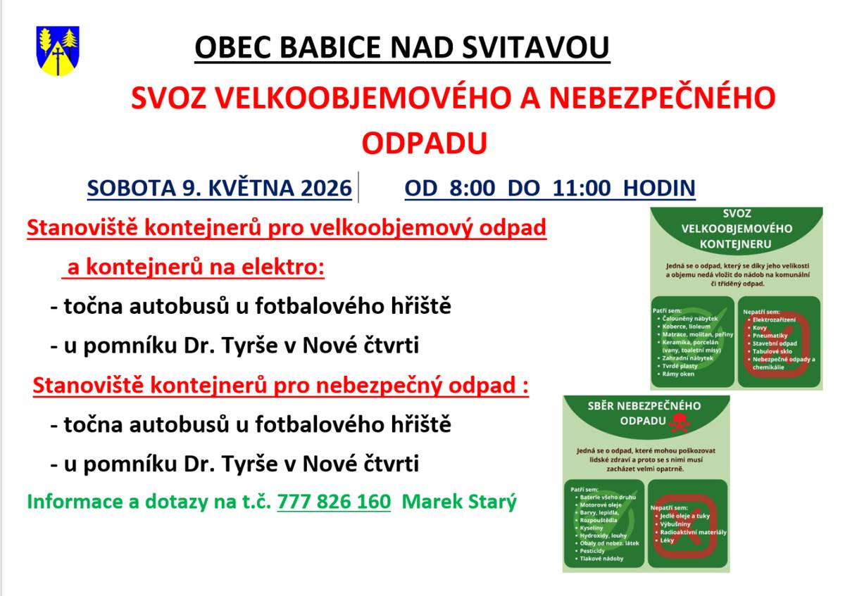 Sobota 9. května 2026