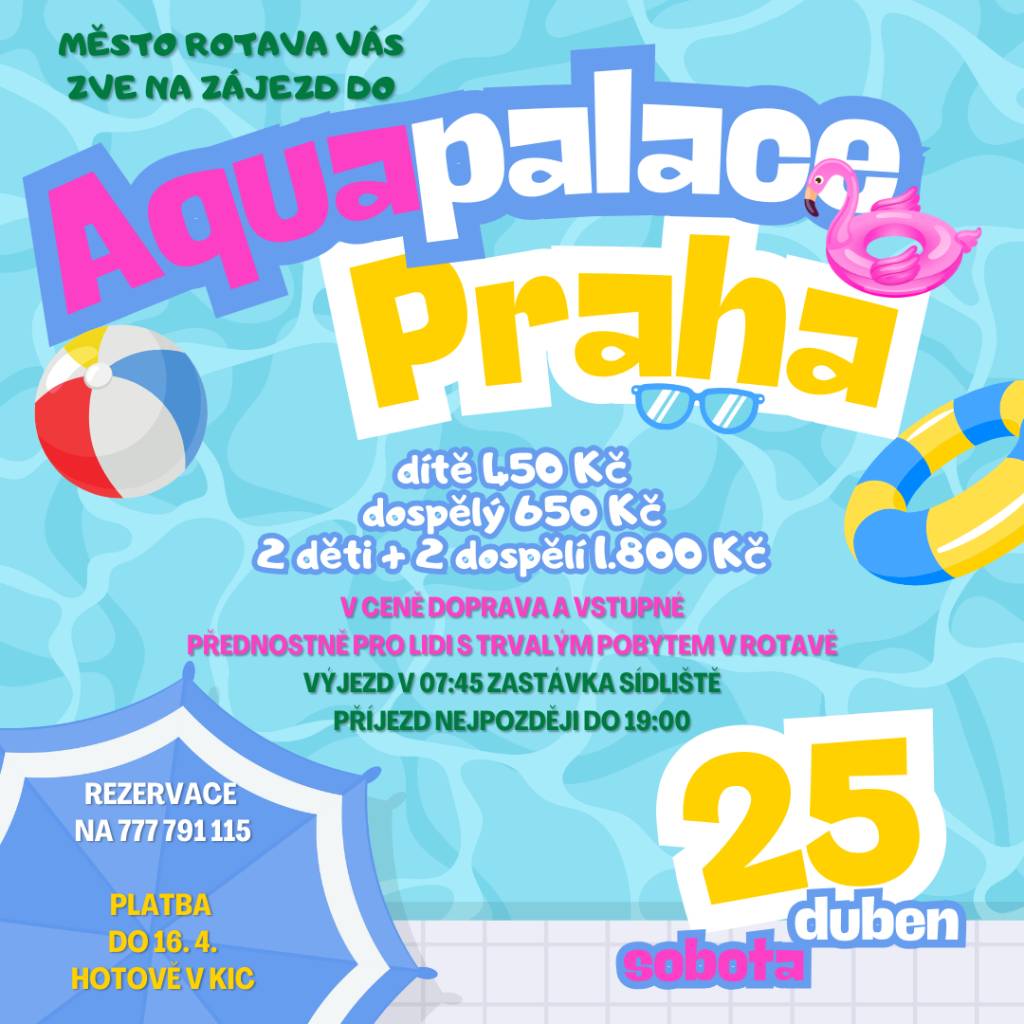 Užijte si den plný vodní zábavy, tobogánů, bazénů a relaxu pro malé i velké.